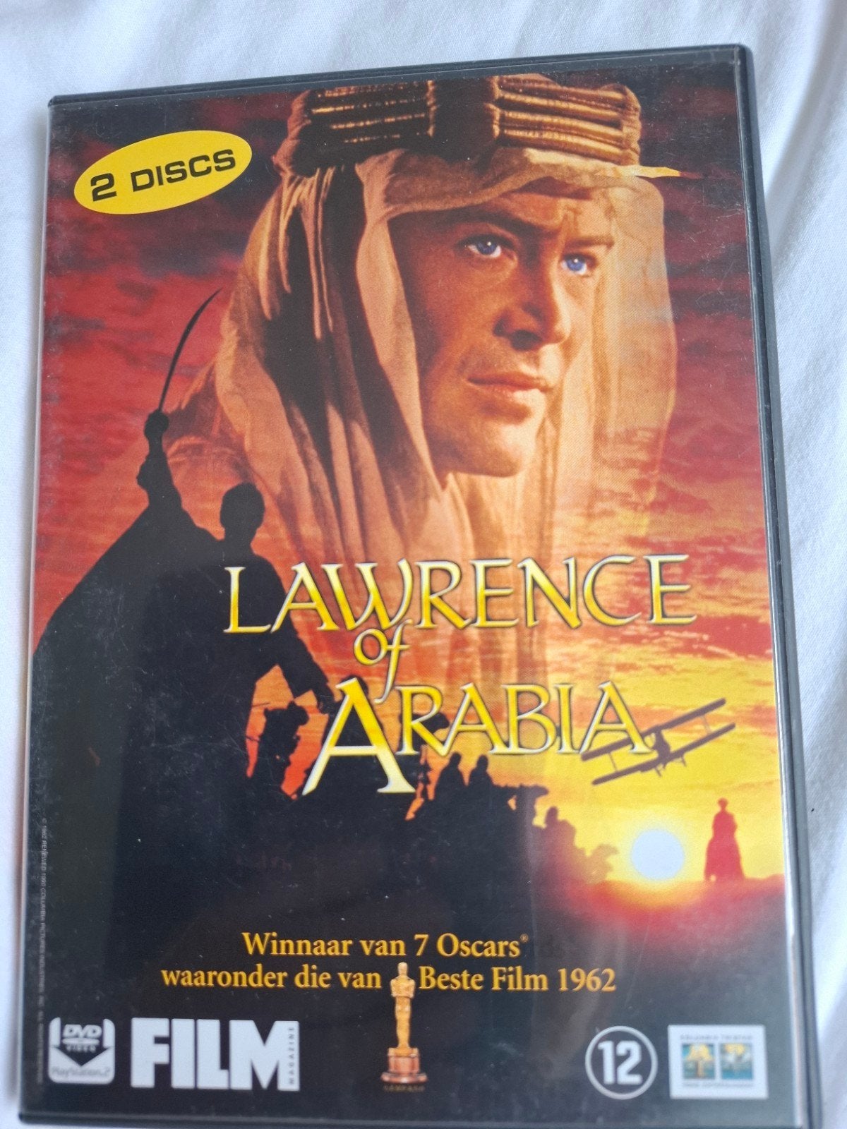 Lawrence of Arabia 2 discs, Alle leeftijden, Ophalen of Verzenden, Zo goed als nieuw