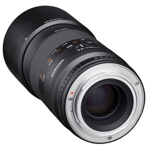 DEMO/VITRINE-MODEL: Samyang 100mm F/2.8 Macro Nikon, Samyang, Nieuw, Ophalen of Verzenden, Nikon F-mount