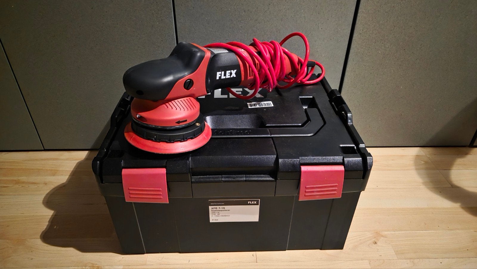 Flex XFE 7-15 Polijstmachine - Excentrisch, Ophalen of Verzenden, Zo goed als nieuw, Minder dan 600 watt, Excentrische schuurmachine