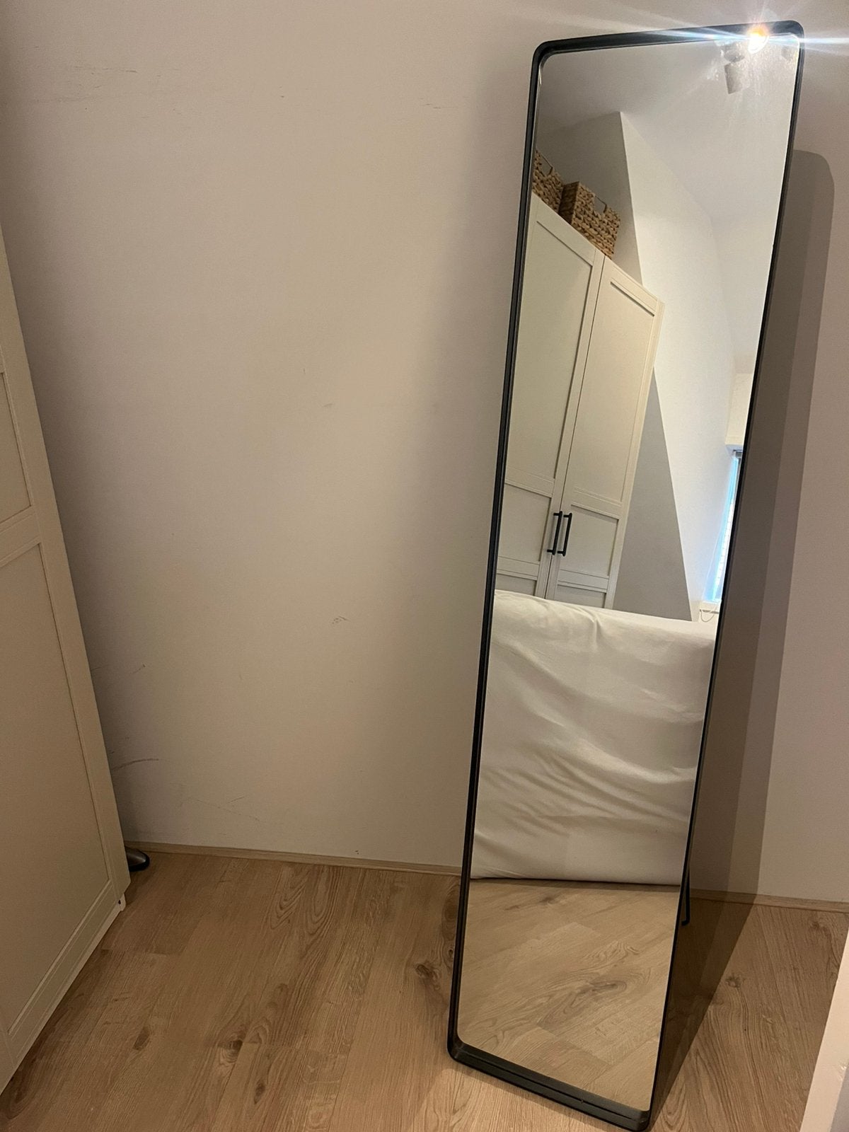 Staande Spiegel Kwantum, Ophalen, Minder dan 50 cm, Zo goed als nieuw, 150 tot 200 cm