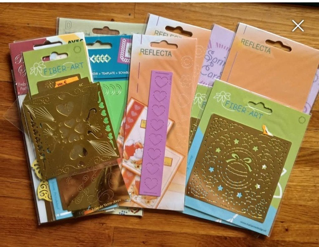 embossing/borduurmallen, Ophalen, Zo goed als nieuw, Gereedschap of Toebehoren