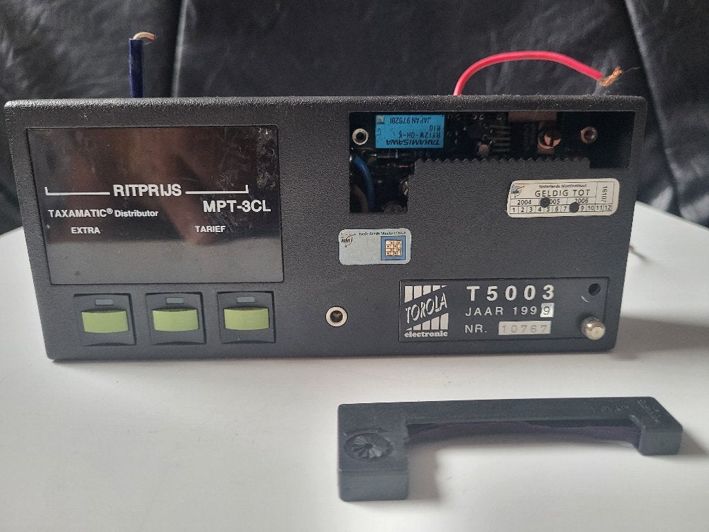 Vintage taxi-meter, Ophalen of Verzenden, Gebruikt