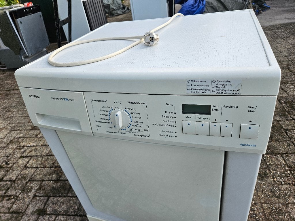 Droger siemens, Ophalen, 6 tot 8 kg, Gebruikt, Voorlader
