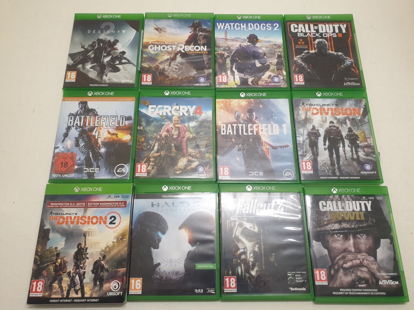12 xbox one spellen, 3 spelers of meer, Ophalen of Verzenden, Zo goed als nieuw, Sport