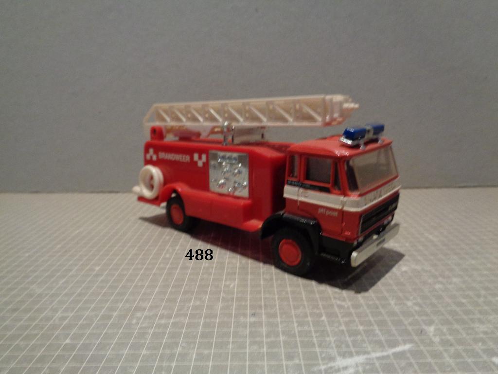 lion daf 2300 brandweer  ladderwagen code 3, Ophalen of Verzenden, Nieuw, Bus of Vrachtwagen, Lion Toys