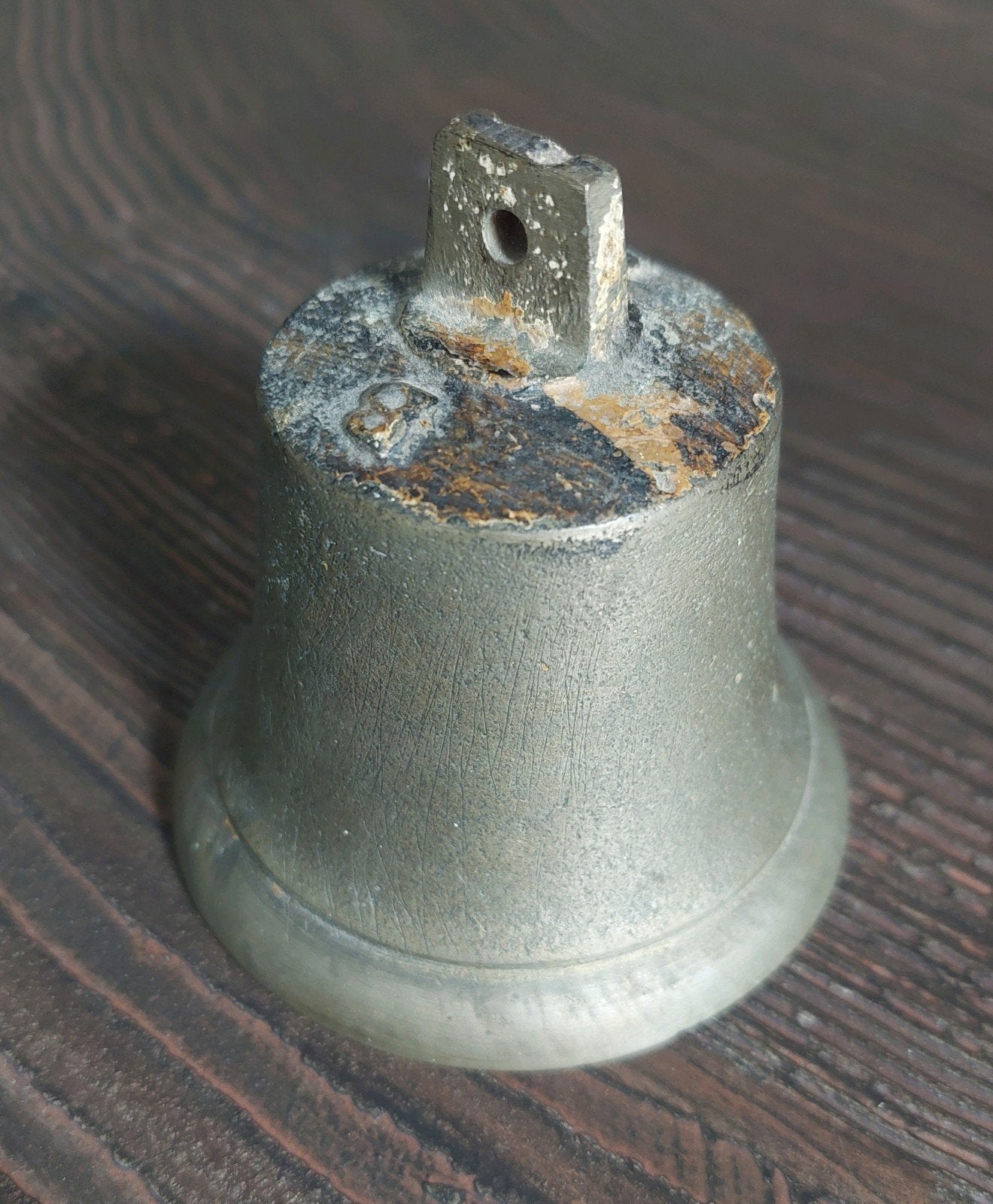 Vintage bel brons 9, Antiek en Kunst, Ophalen of Verzenden