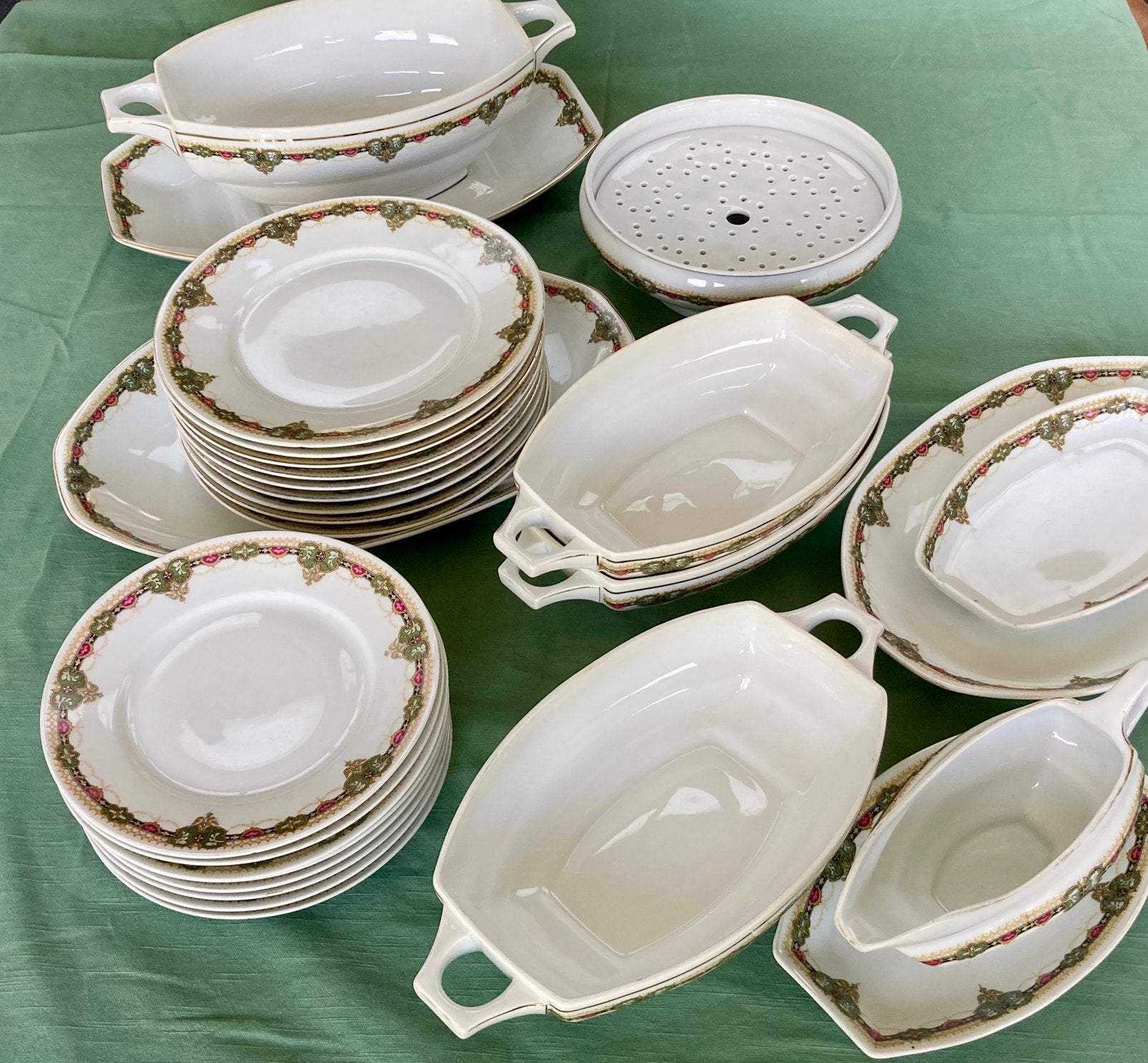 Art deco Felda Porzellan 50 , 27 delig servies., Ophalen of Verzenden