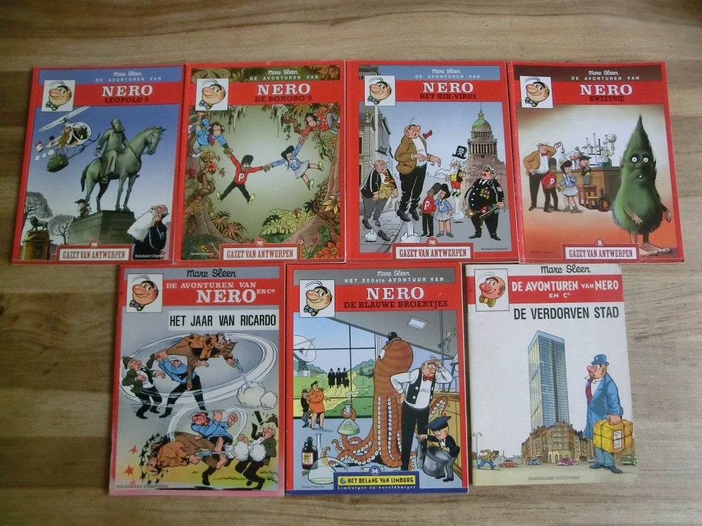 7 stripboeken uit de reeks van Nero, Boeken, Meerdere stripboeken, Ophalen of Verzenden, Gelezen