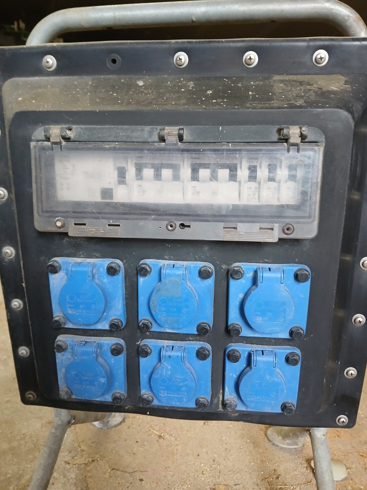 BOS Elektro Bouwstroomkast , zwerfkast, Doe-het-zelf en Verbouw, Ophalen of Verzenden, Gebruikt, Bos, Groepenkast