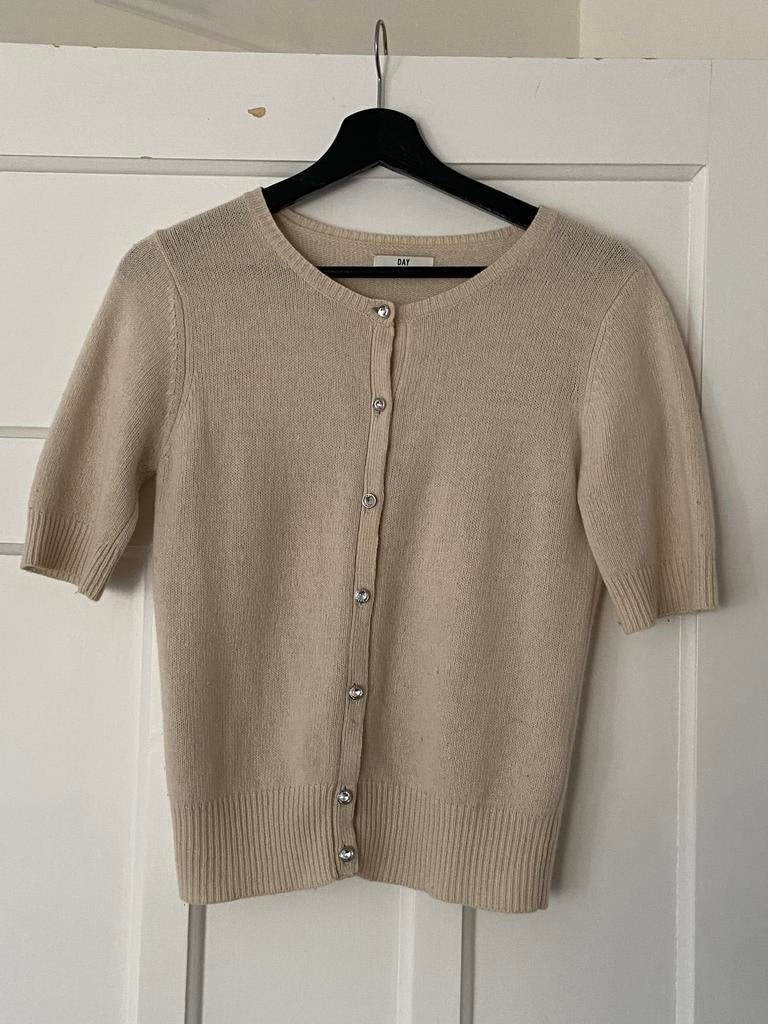 Day Birger et Mikkelsen wollen vestje met korte mouw, Kleding | Dames, Ophalen of Verzenden, Gedragen, Beige