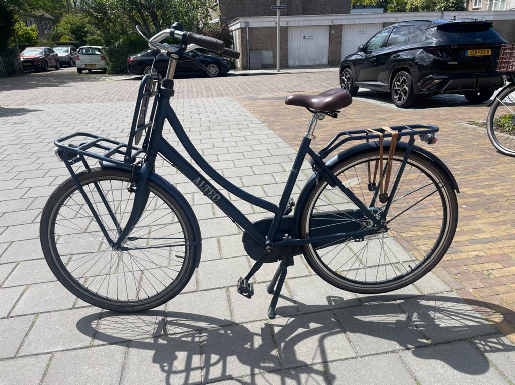 Altec vintage jeans Blue Damesfiets, Terugtraprem, Ophalen, Overige merken, 53 tot 56 cm