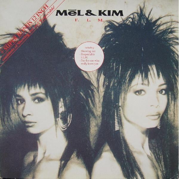 LP  -  MEL & KIM ->  F.L.M.  + super bonus  12 " 45rpm, Cd's en Dvd's, Vinyl | Pop, Ophalen of Verzenden, Zo goed als nieuw, 12 inch