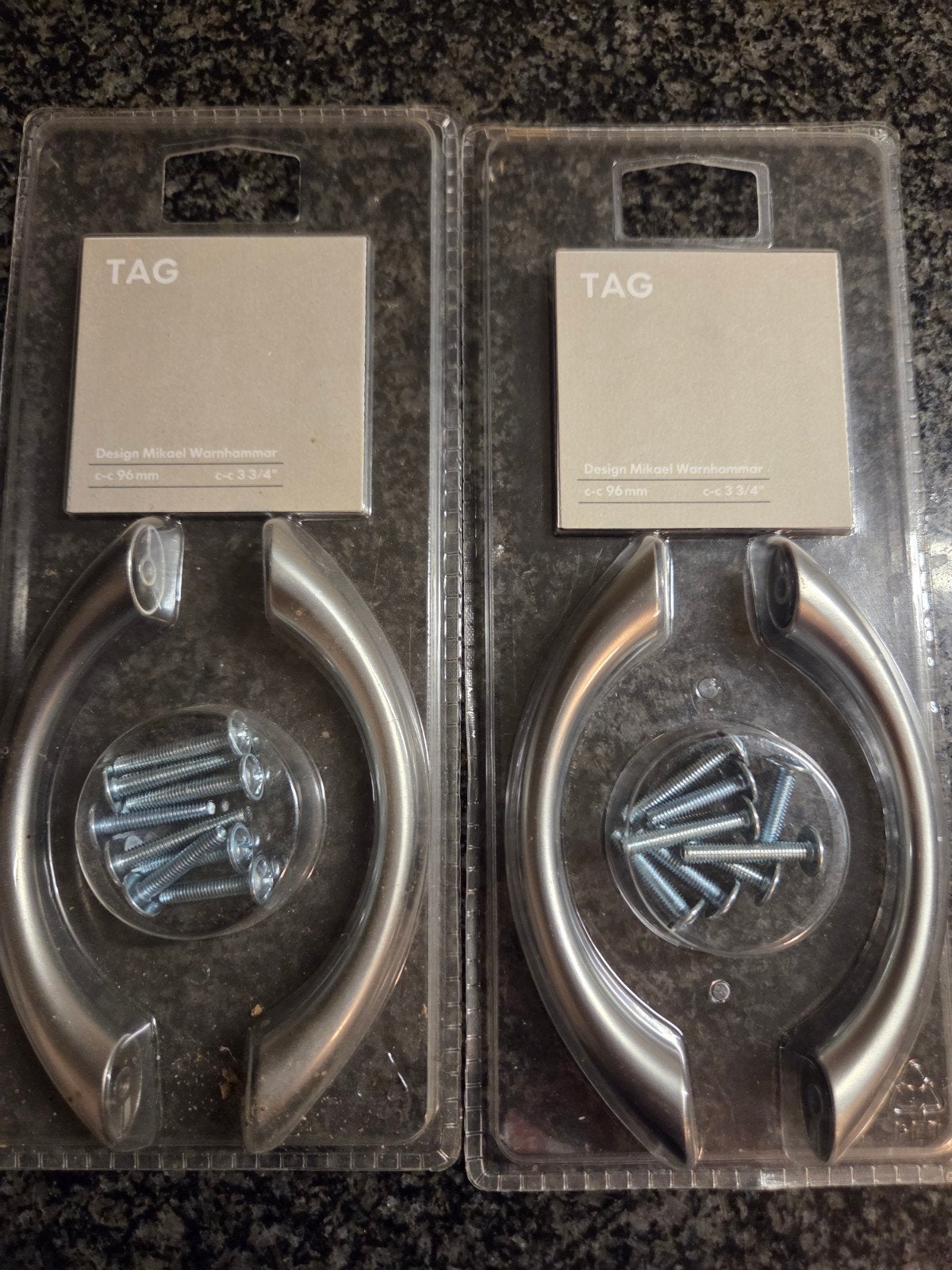 IKEA TAG Handgrepen Mikael Warnhammar 96mm (2 sets), Ophalen of Verzenden