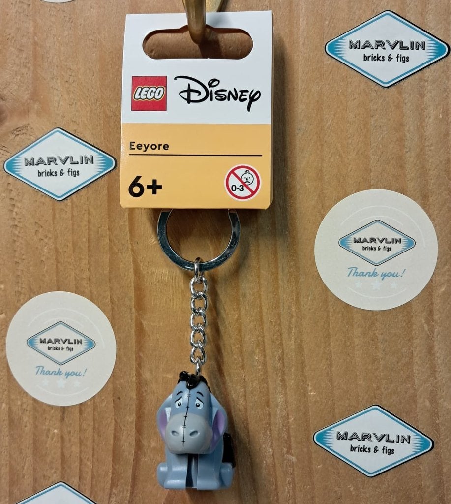 LEGO Winnie The Pooh, Iejoor, sleutelhanger (nieuw), Lego, Nieuw, Ophalen of Verzenden, Disney