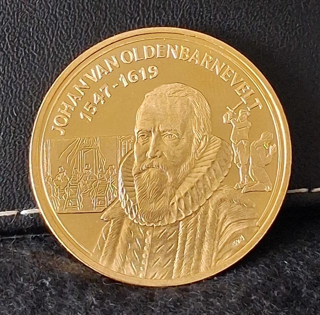 penning Johan van Oldenbarnevelt verguld, Ophalen of Verzenden, Overige materialen, Nederland