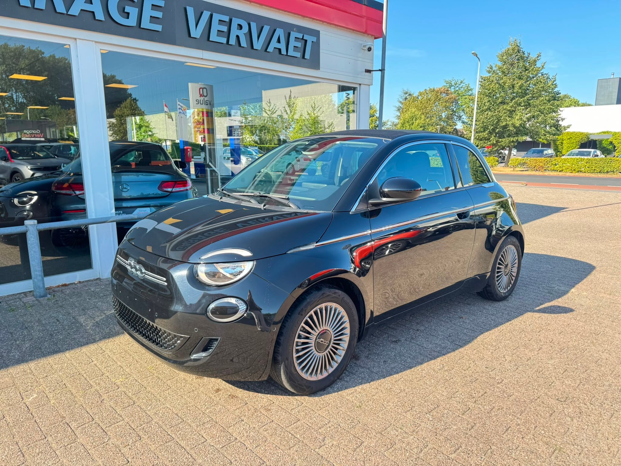 Fiat 500 C 42 kWh, Auto's, Stof, Gebruikt, 118 pk, Cabriolet