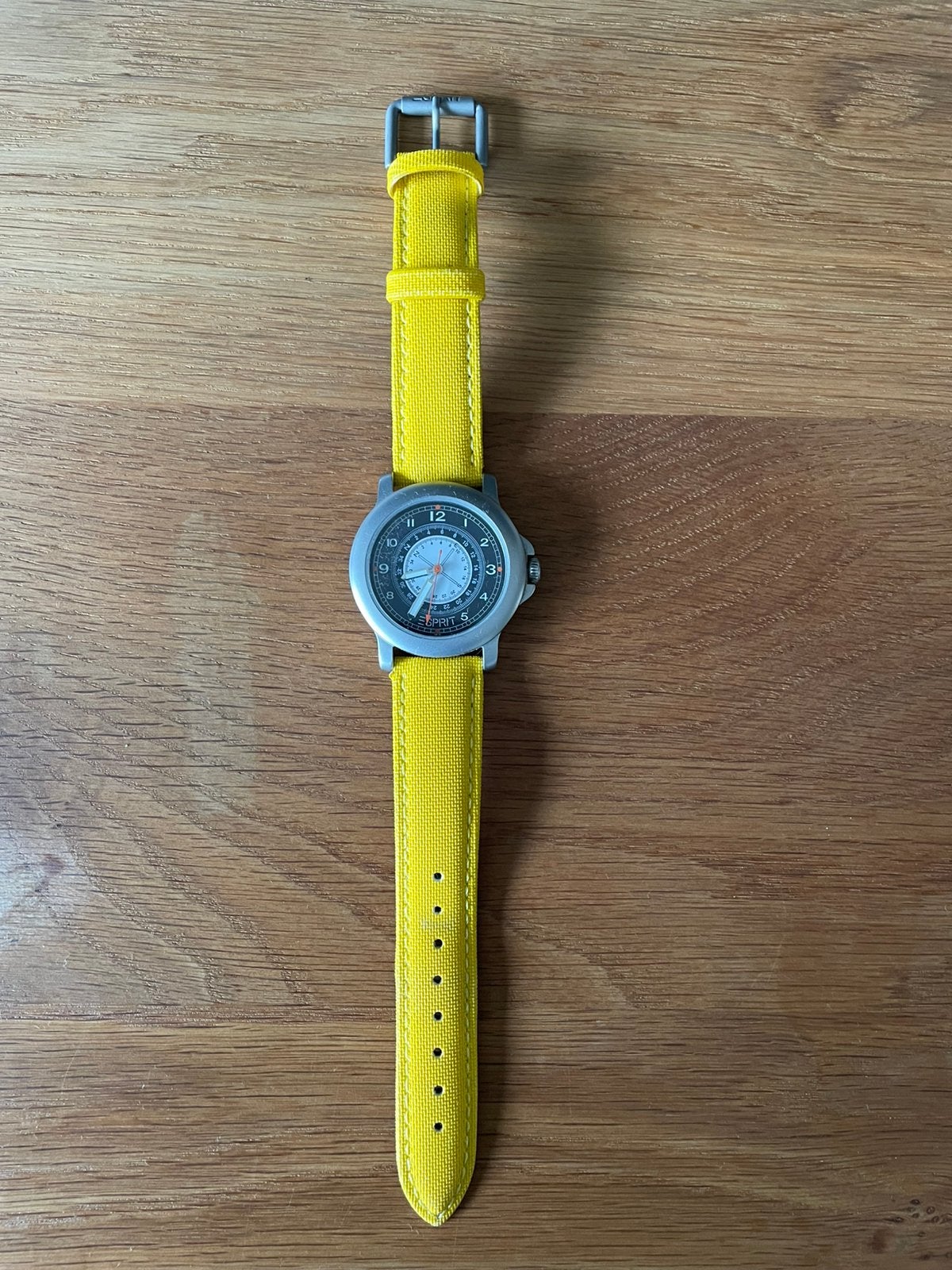 Esprit horloge met gele band, Ophalen of Verzenden, Nieuw, Polshorloge, Esprit