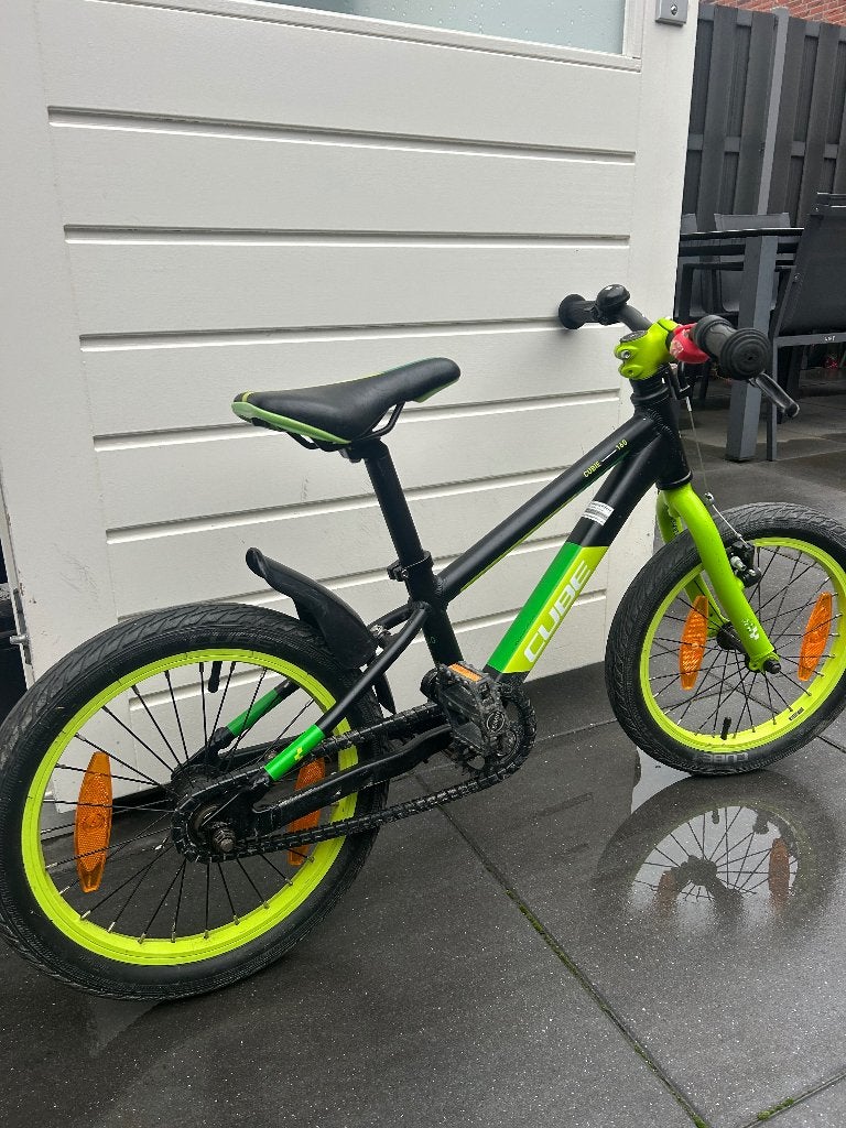 Kinderfiets Cube, Ophalen, Terugtraprem, Gebruikt, Handrem