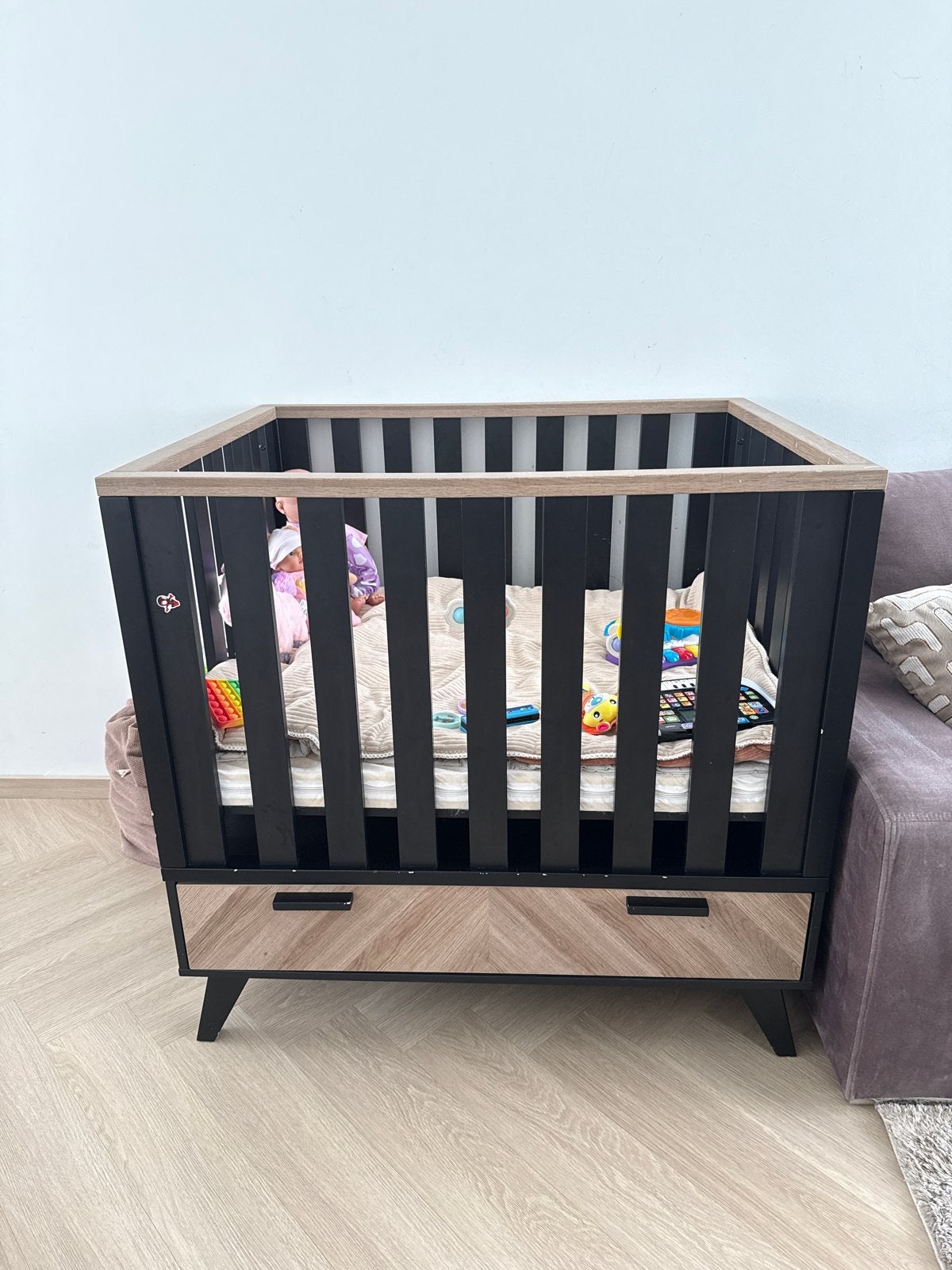 Interbaby box met lichte gebruikssporen, Ophalen, Gebruikt, Ledikant