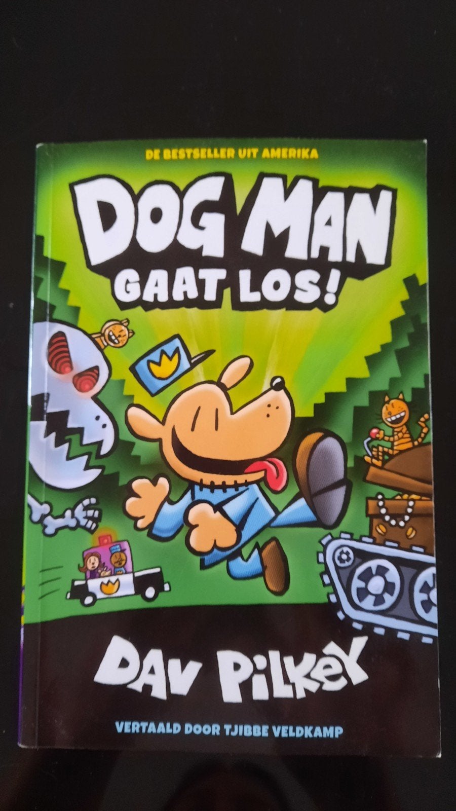 Dog Man Gaat Los! - Dav Pilkey (Deel 2), Boeken, Ophalen, Zo goed als nieuw