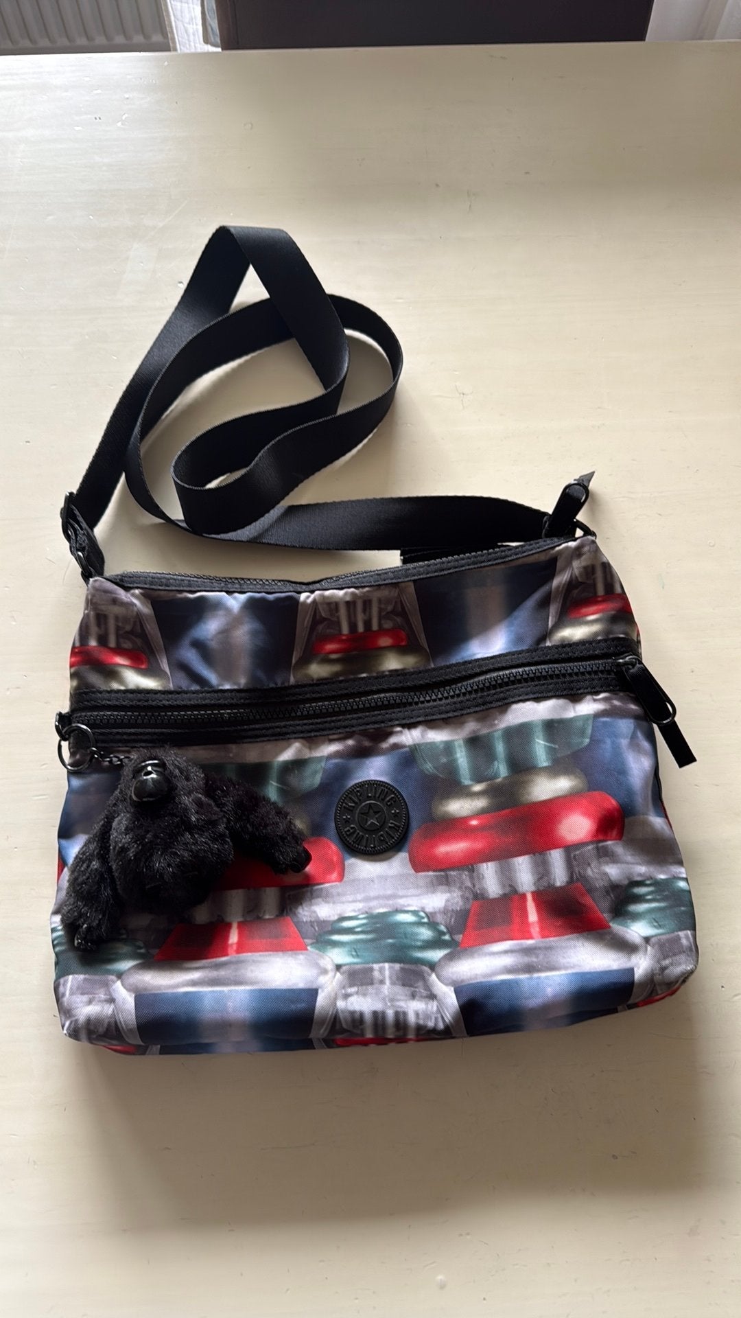 Kipling schoudertas, Ophalen of Verzenden, Zo goed als nieuw, Blauw, Kipling