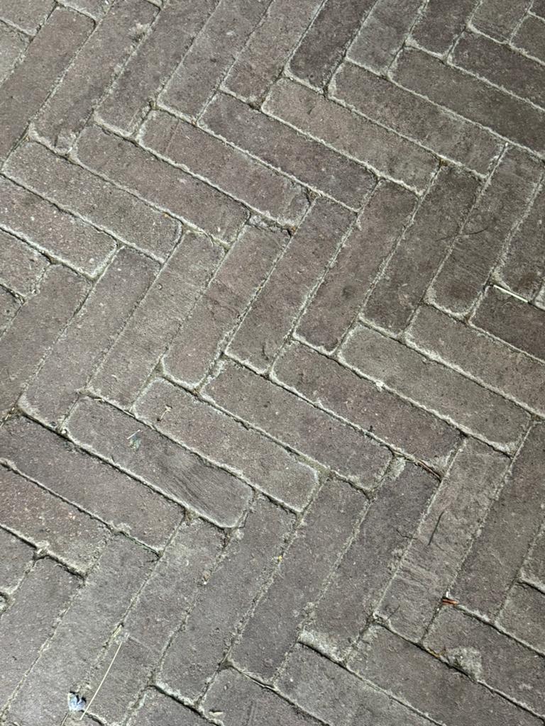 Rode waaltjes, Tuin en Terras, Tegels en Klinkers, Gebruikt, Klinkers, Beton, Ophalen