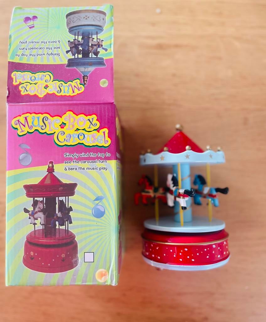 Muziekdoosje carrousel, Ophalen, Zo goed als nieuw, Overige typen