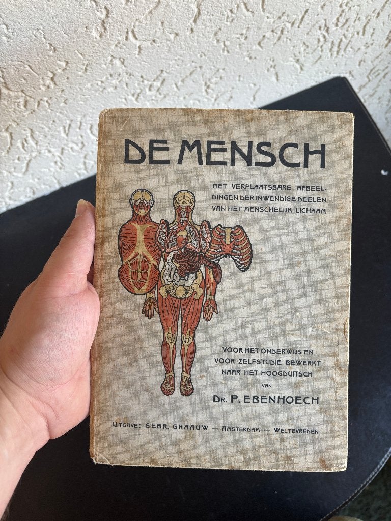 P. Ebenhoech - De mensch. Met verplaatsbare afbeeldingen, Ophalen of Verzenden, P. Ebenhoech