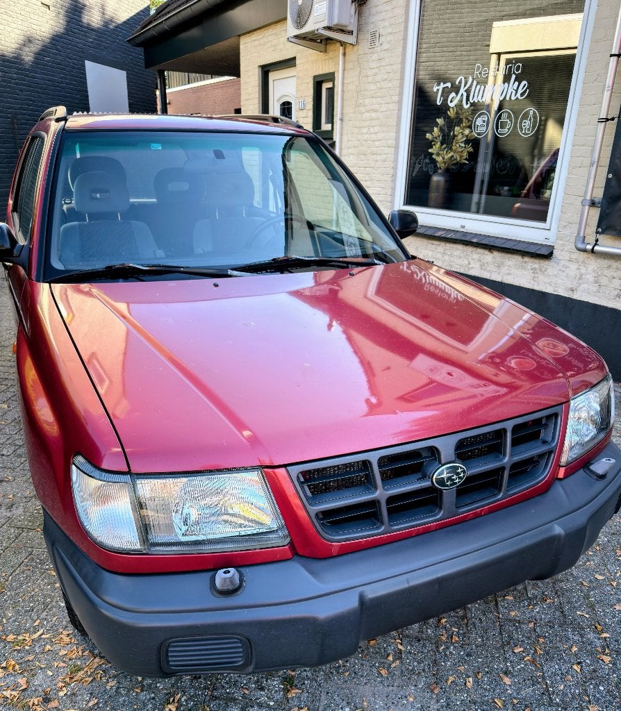 Subaru Forester 2.0 92KW 1998 Rood (youngtimer) Hobby-auto, 1994 cc, 1280 kg, 4 cilinders, Origineel Nederlands