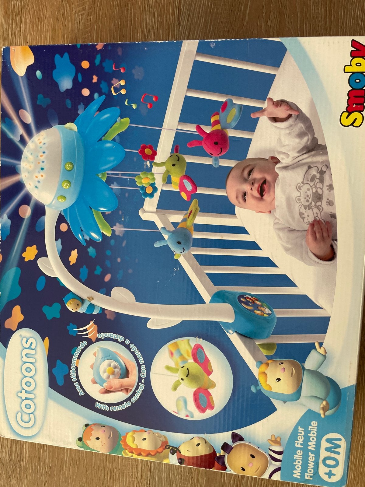 Smoby Cotoons Mobiel voor box, Ophalen, Nieuw, Mobiel, Met licht