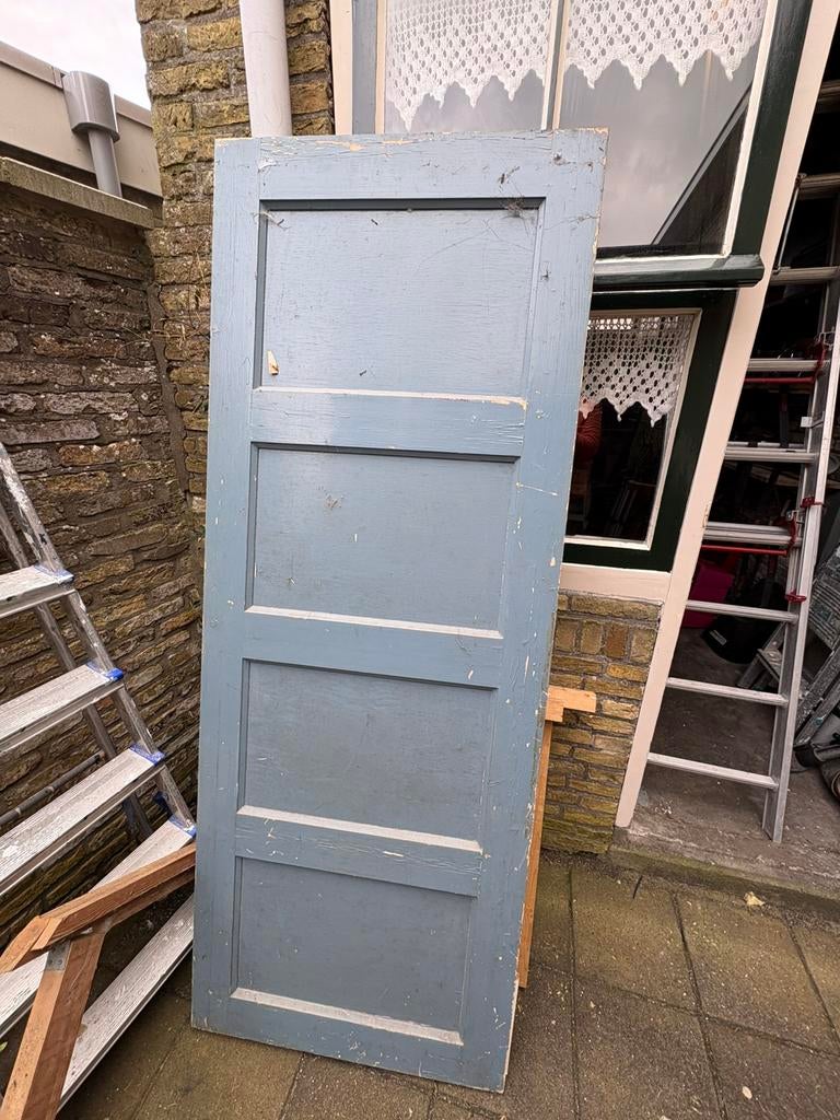Paneeldeur, Doe-het-zelf en Verbouw, Deuren en Horren, Ophalen, Gebruikt, Minder dan 80 cm, Binnendeur