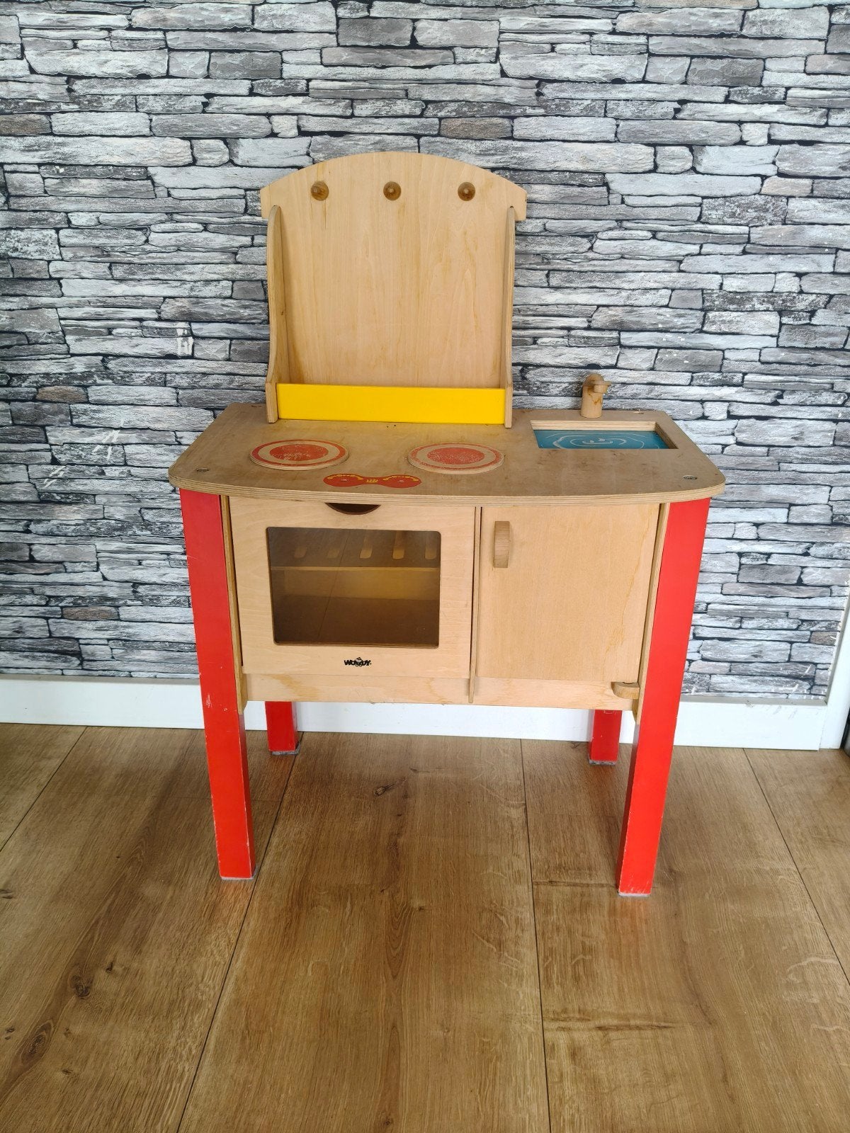 Houten Speelkeukentje, Kinderen en Baby's, Speelgoed | Houten speelgoed, Ophalen of Verzenden, Gebruikt, Meubelstuk of Keukentje