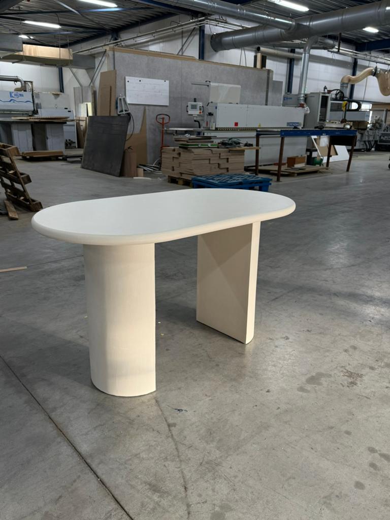 Op maat gemaakte beton cire tafel, Ophalen, Nieuw