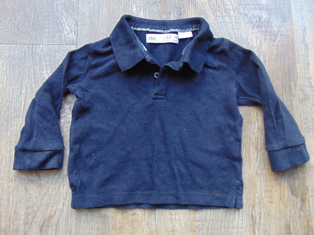 Polo trui donker blauw maat 80 truitje Zara, Truitje of Vestje, Ophalen of Verzenden, Zo goed als nieuw, Zara