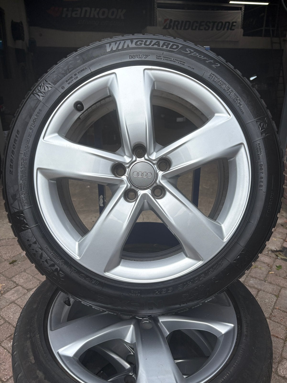 Originele Audi A6 C7 18" velgen met 235/50/18, Ophalen, 18 inch, Gebruikt, Banden en Velgen