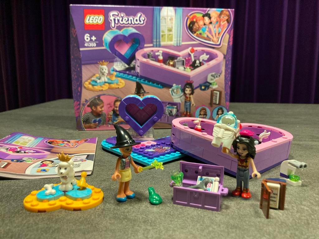LEGO Friends Hartvormige Dozen Vriendschapspakket - 41359, Ophalen of Verzenden, Zo goed als nieuw, Complete set, Lego