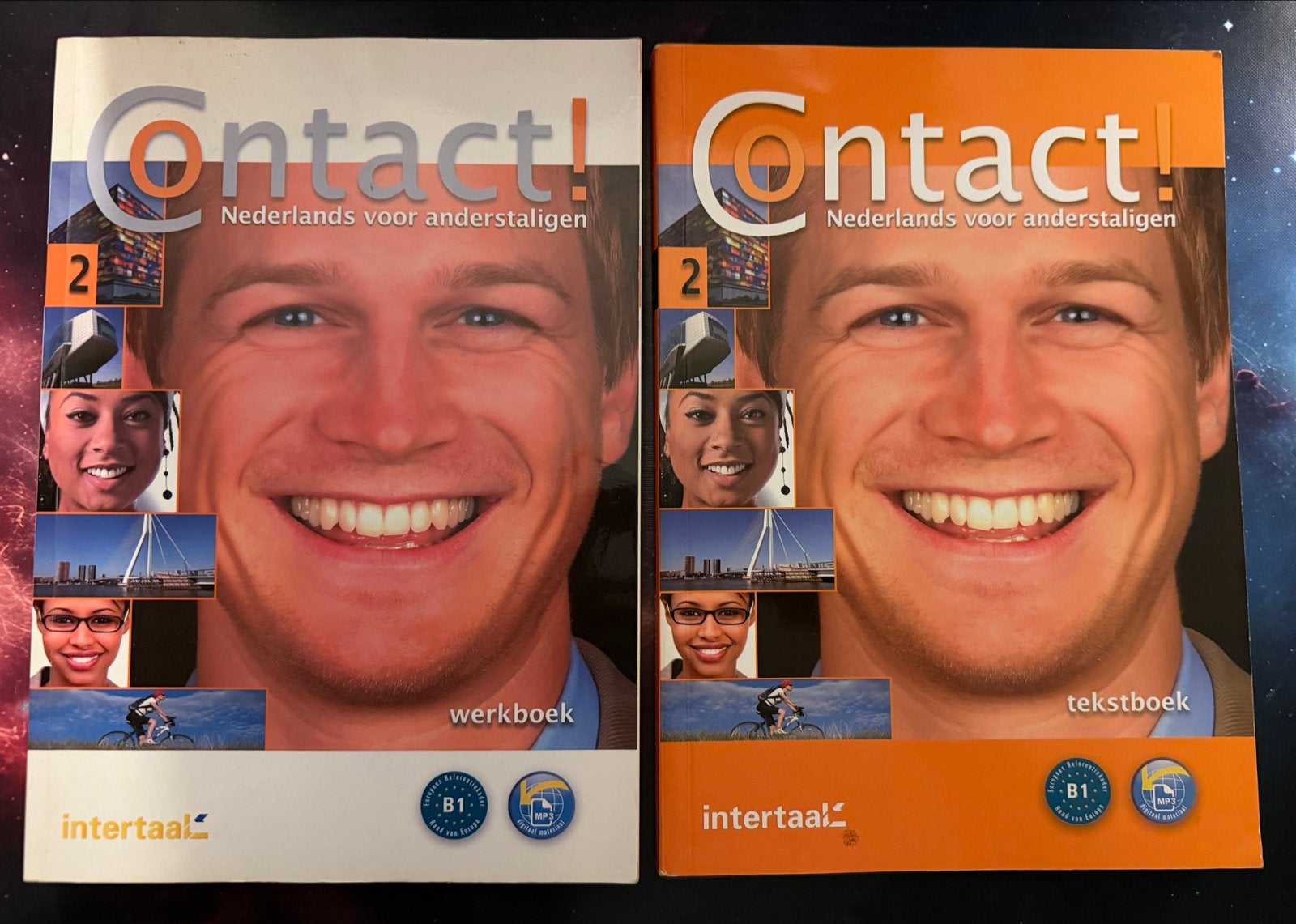 Books to learn Dutch - Contact! Nederlands complete set, Ophalen, Zo goed als nieuw, Non-fictie