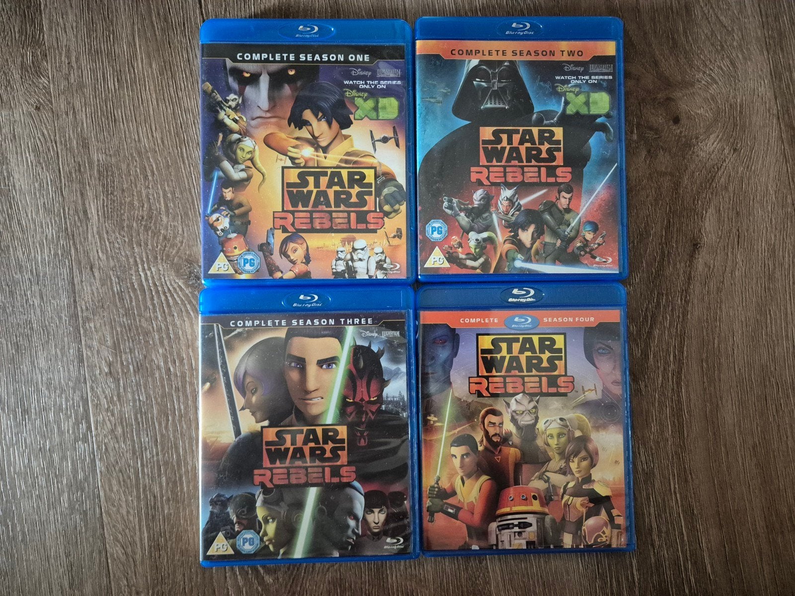 Star Wars Rebels complete serie Blu-Ray - Seizoenen 1 t/m 4, Boxset, Science Fiction en Fantasy, Ophalen of Verzenden, Zo goed als nieuw