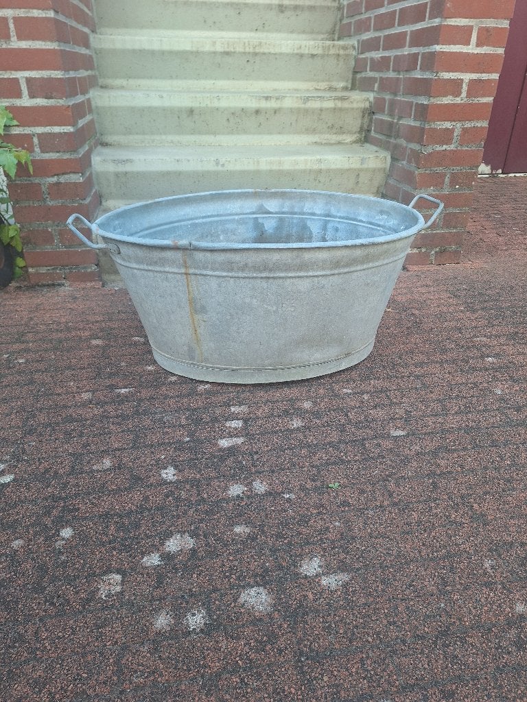Oude zinken teil, Antiek en Kunst, Ophalen