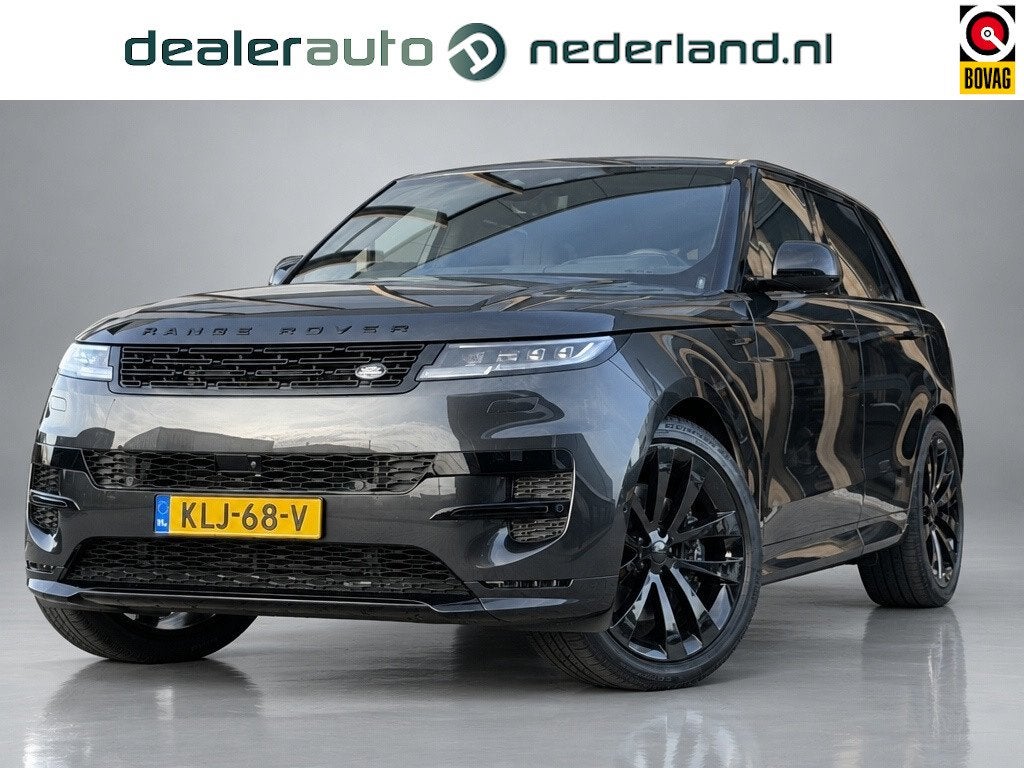 Land rover Range Rover Sport P550e Autobiography | Black Pac, Auto's, Automaat, Dealer onderhouden, Gebruikt, Euro 6