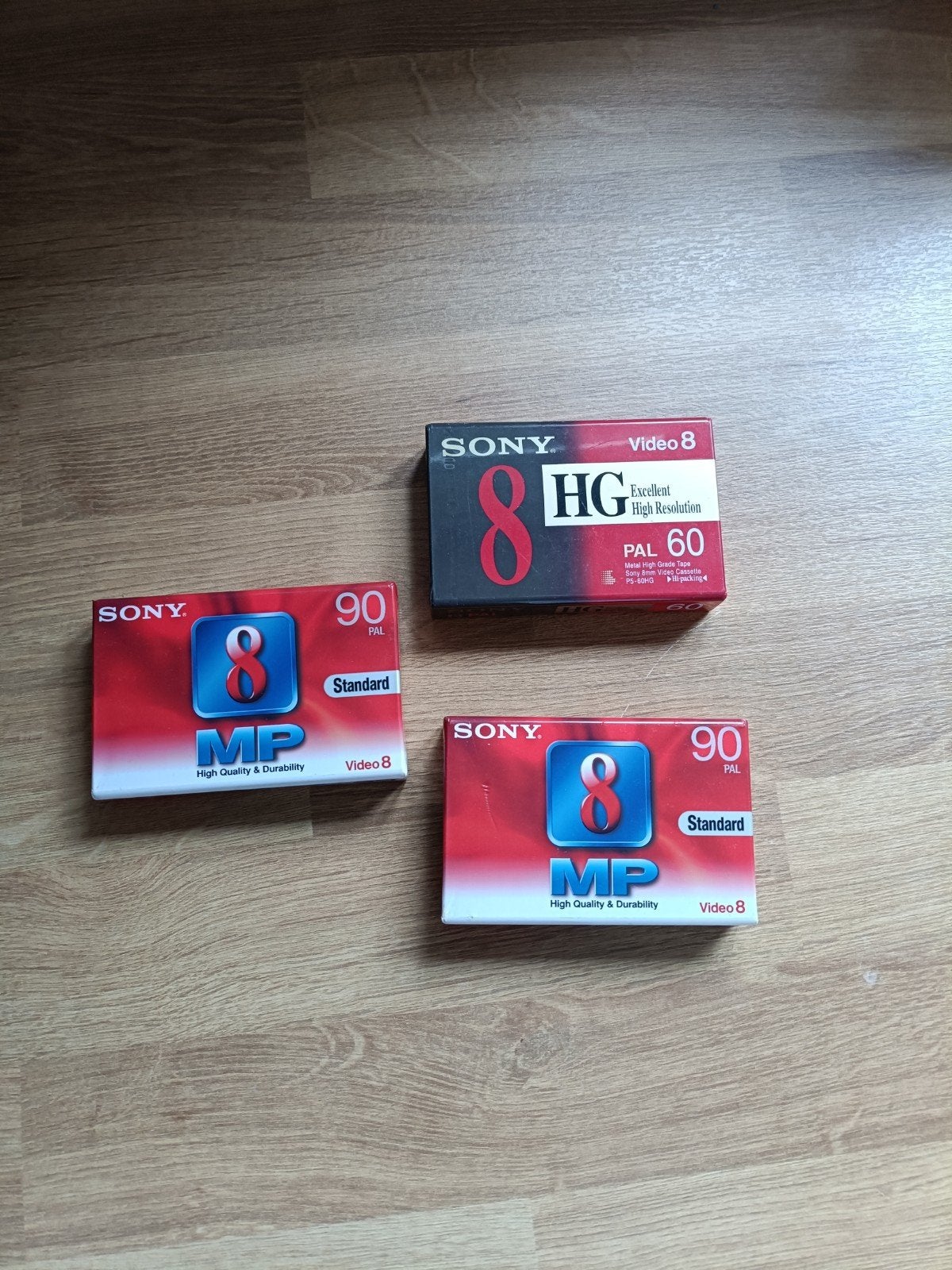 Sony Video 8 Videobanden (3 stuks), Audio, Tv en Foto, Ophalen of Verzenden, Nieuw, Videoband