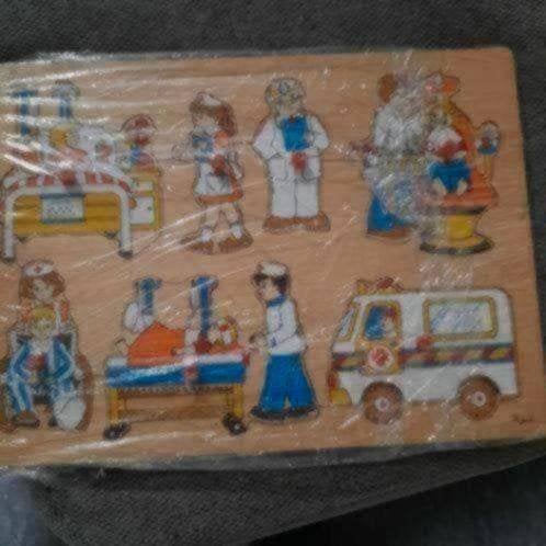 Puzzel hout, Verzenden, 10 tot 50 stukjes, Gebruikt