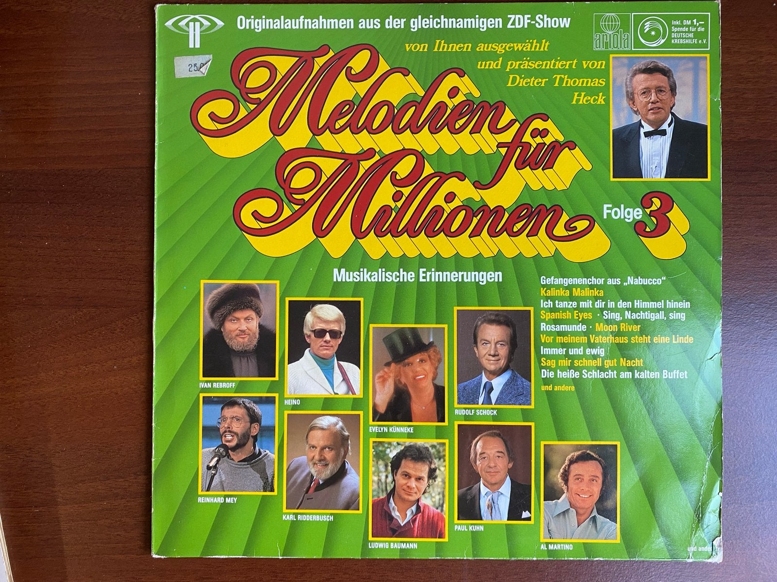 Melodien für Millionen Folge 3 LP - Diverse Artiesten, Ophalen of Verzenden, Gebruikt