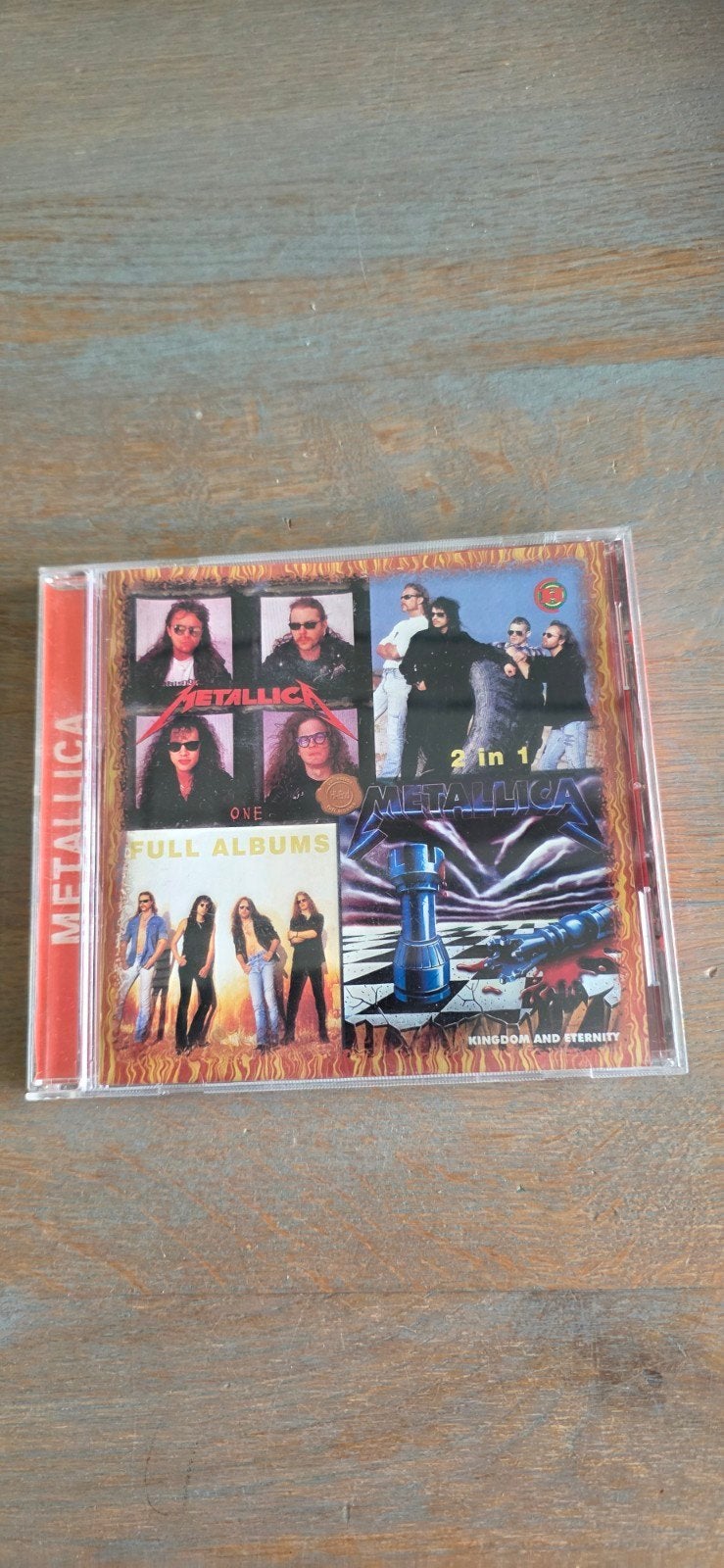 Metallica - Full Albums (2 in 1) CD, Ophalen of Verzenden, Zo goed als nieuw, Hardrock, Inclusief doosje