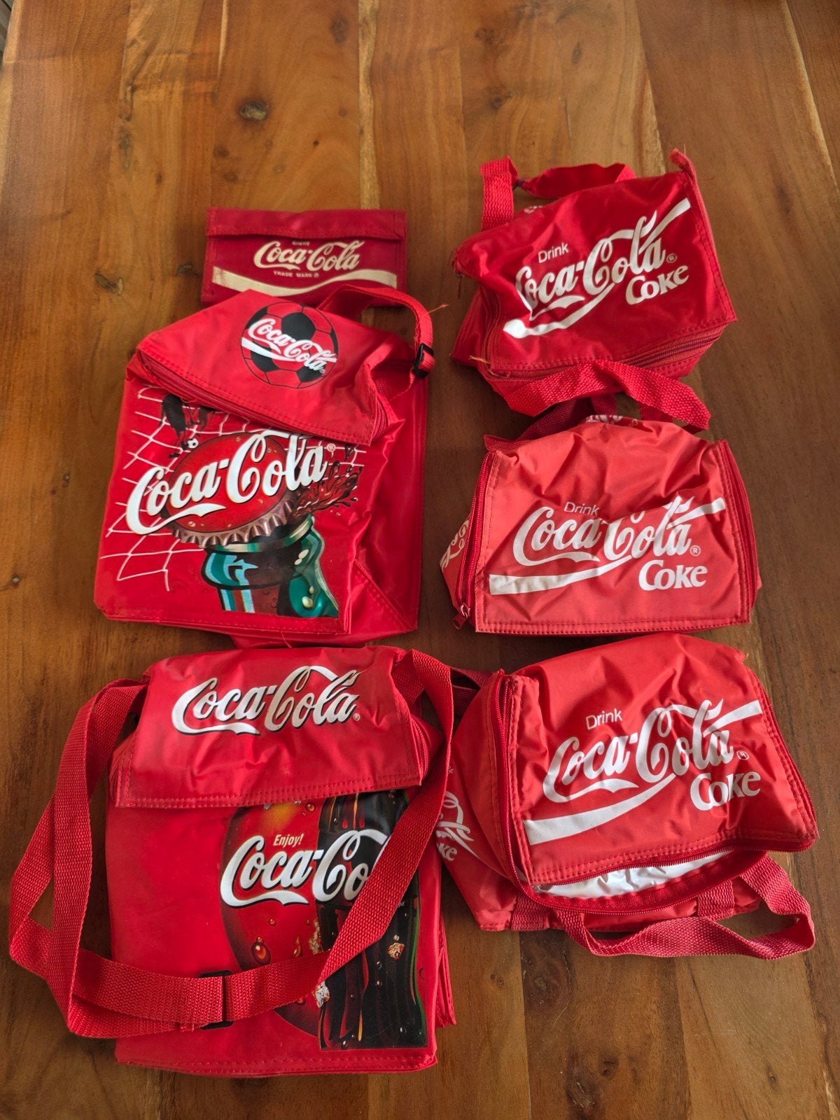 Coca-Cola Koeltasjes en Portemonnee - 6-delige Set, Ophalen of Verzenden, Gebruikt, Gebruiksvoorwerp