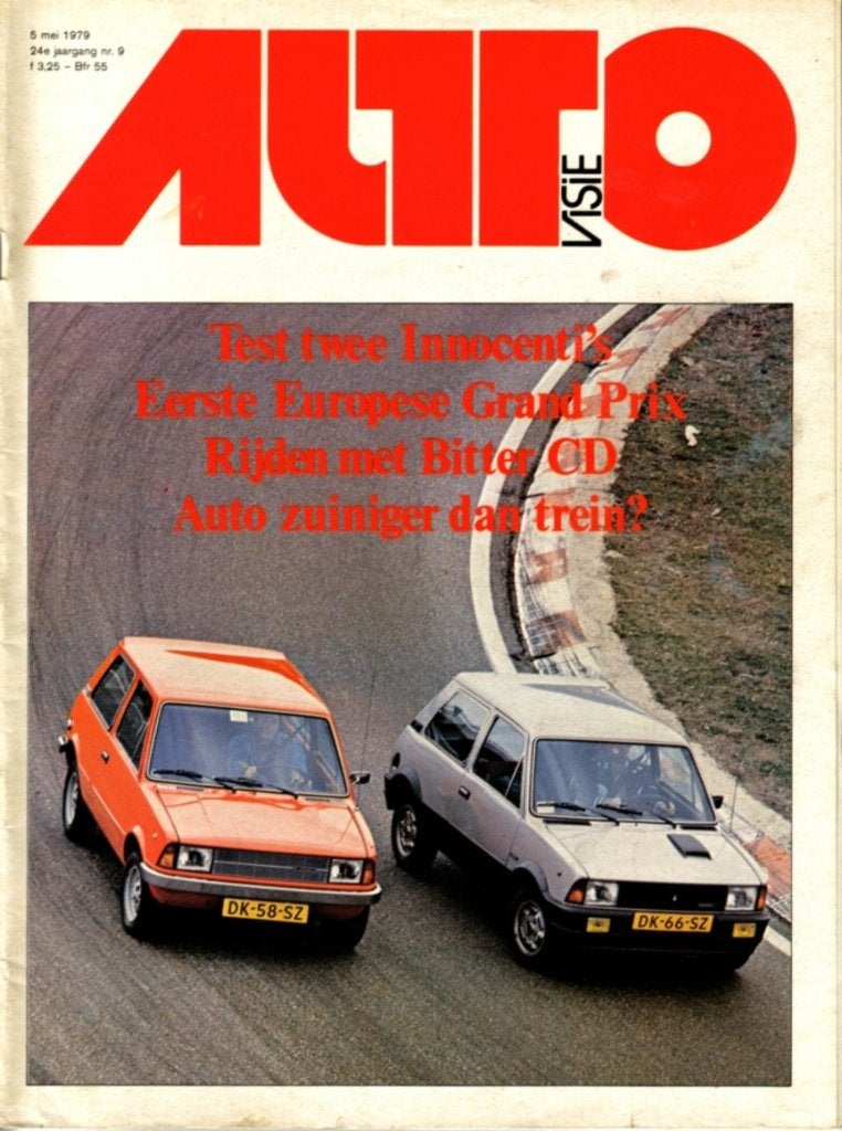 Autovisie dubbeltest Innocenti 90L en De Tomaso, Ophalen of Verzenden, Gelezen, Algemeen