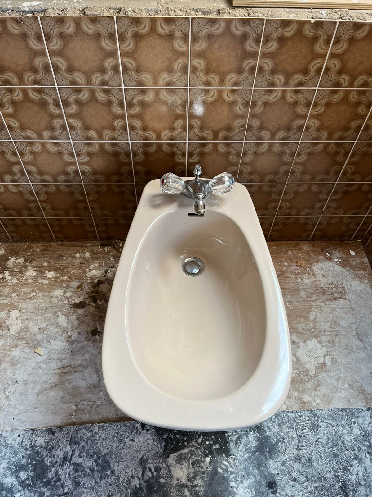 Badkamer, bidet, wc en brede wastafel, Ophalen, Gebruikt, Chroom, Overige typen