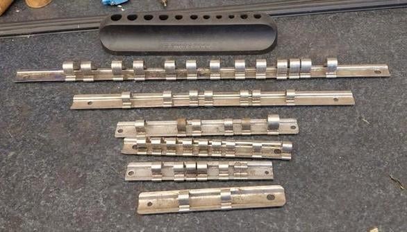 Diverse doppen houders en stift houder, Ophalen of Verzenden, Gebruikt