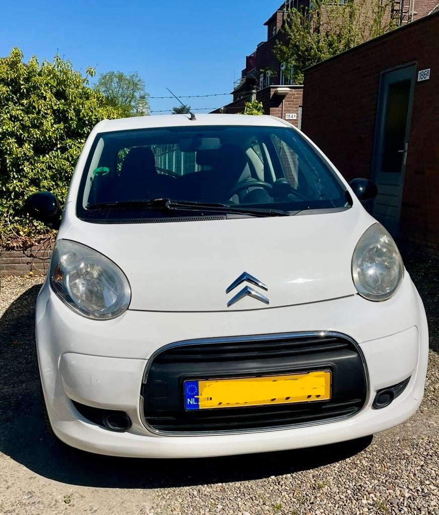 Citroën C1 1.0 3-DRS 2009 Wit Nieuwe APK, Voorwielaandrijving, Stof, 4 stoelen, C1