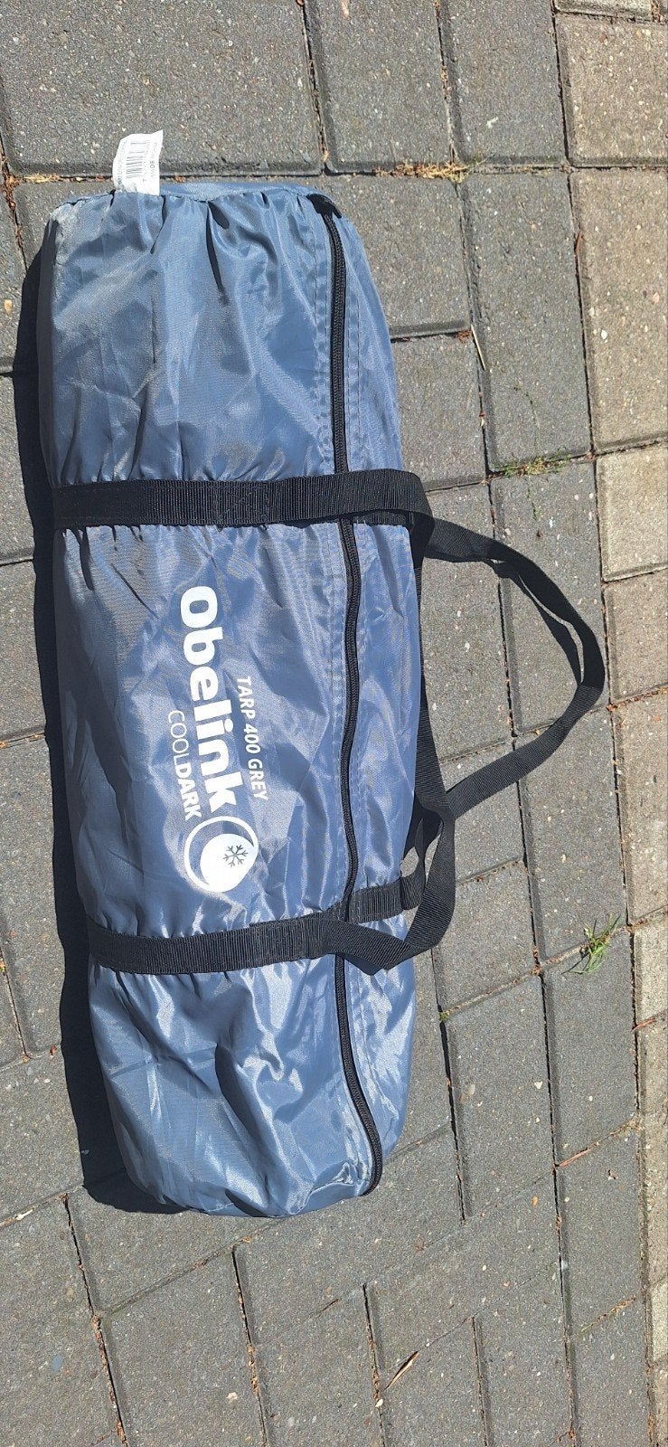 Obelink Tarp 400 Grey CoolDark, Caravans en Kamperen, Tenten, Zo goed als nieuw, Ophalen